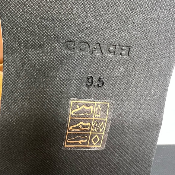 COACH LADIES SANDALS, “GRACEY LEATHER,” “PENNY COLOR” (camel) SIZE 9.5 - Picture 16 of 16